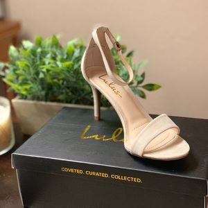 Suede Ankle Strap Heels